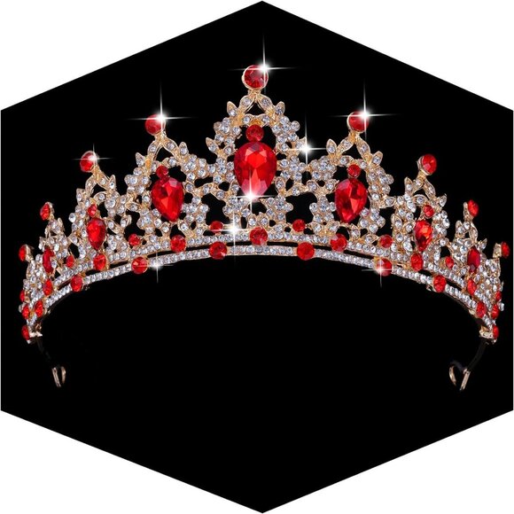 Queen Crown and Tiaras Princess Crown for Women and Girls Crystal Headband main image 5